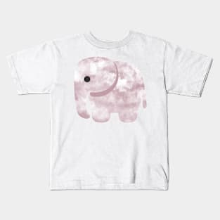 Pink Elephant Clouds Kids T-Shirt